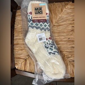 NWT Muk Luks Women’s Cabin Socks small/medium 5-7